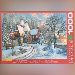 NIB - Eurographics “Christmas Cottage” 1000 piece puzzle